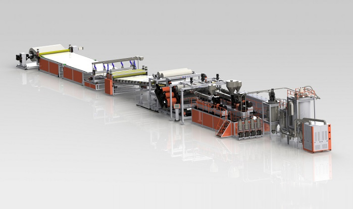 PC, PMMA optical sheet production line