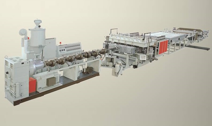 PP PE hollow grid board production line
