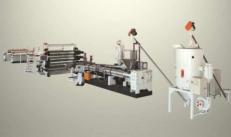 ABS/PMMA; HIPS/GPPS refrigerator board and sanitary ware board production line