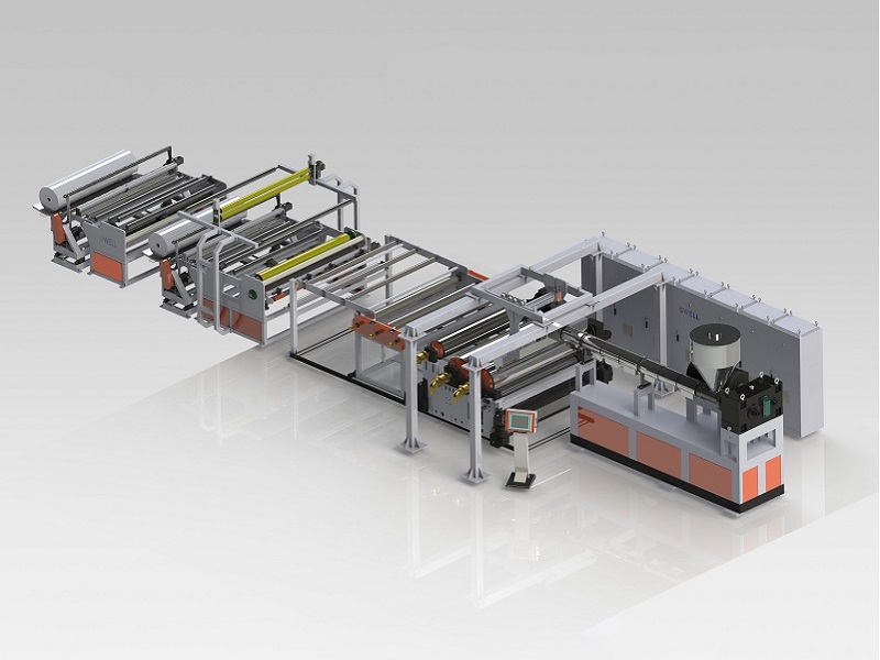 PLA polylactic acid sheet extrusion production line